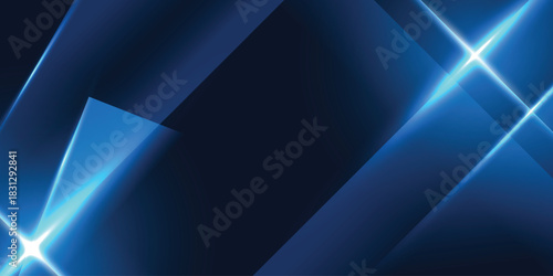 Abstract futuristic elegant blue light technology background.