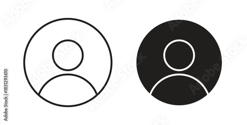 Login icon symbol. Vector EPS 10. line and glyph icon