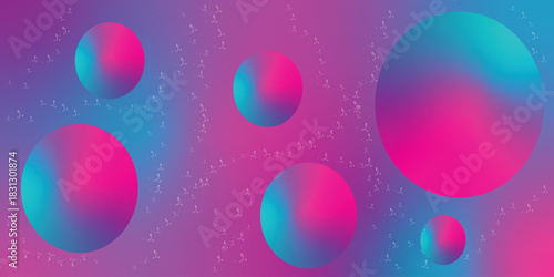 Galaxy abstract background with gradient colorful style.