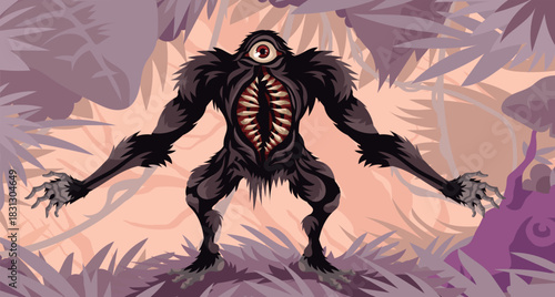 mapinguari chest mouthed jungle creature