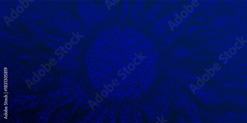Futuristic Abstract Digital Technology Background. Tech Mosaic Halftone Pattern. Technology or Science Research Presentation Background. Modern