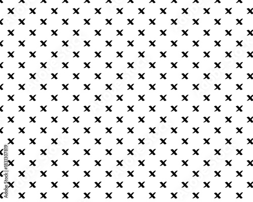 A view of a pattern of the letter x, as a background.