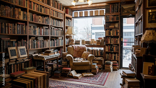 古本がいっぱいの古本屋