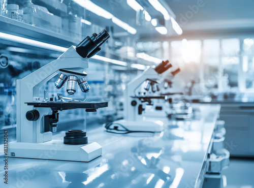 顕微鏡　研究室　背景