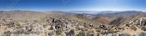 Panorama From The Summit Of Canyon Point Mountain in Death Valley National Park