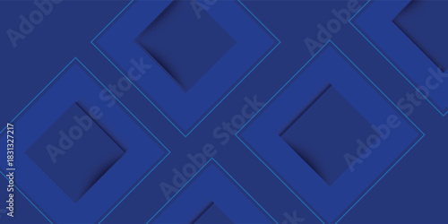 Abstract blue background with shiny light blue shadow element decoration, suit for presentation design, web banner, social media cover and more