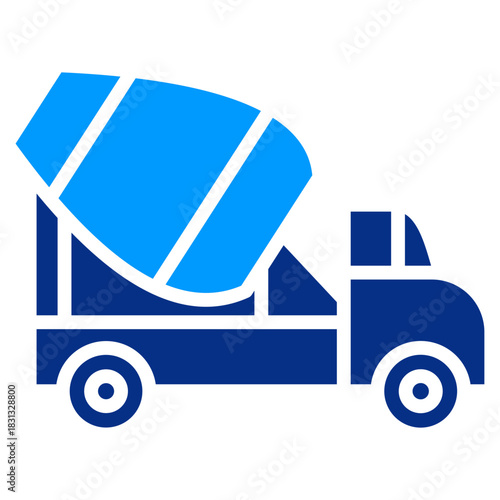 Concrete Mixer Icon