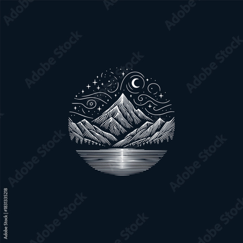 Adventure logo icon design template vector illustration 