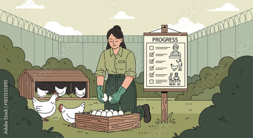 Sustainable prison initiative shows progress with agriculture and rehabilitation