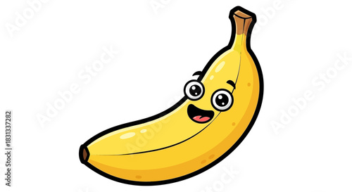 banana isolated on white background