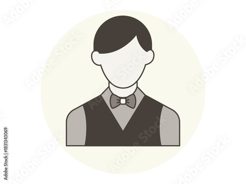 Waiters icon. Restaurant icon design. Simple vector icon. Vector illustration.