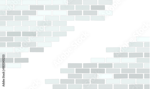 ホワイトレンガ　パーツ素材　フレーム・枠