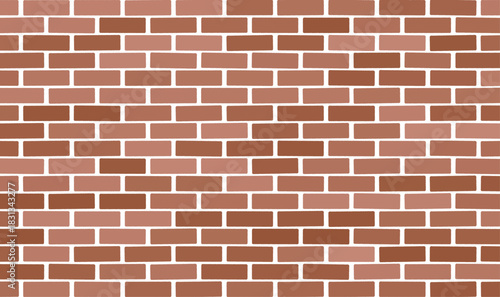 赤レンガ　パターン　背景素材