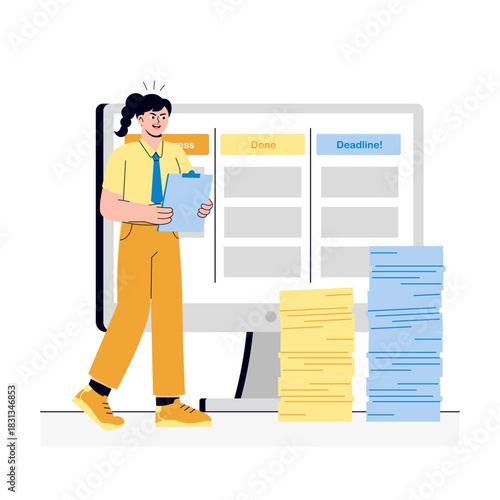 Assignment deadline Illustration