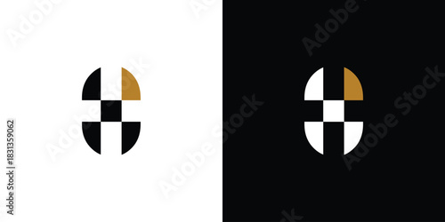 Strong and unique H letter logo design