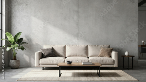 Modern living room design urban apartment interior photography minimalist environment natural light cozy concept