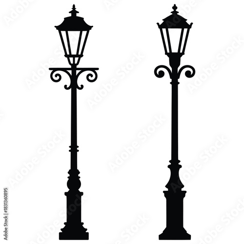 old street lamp