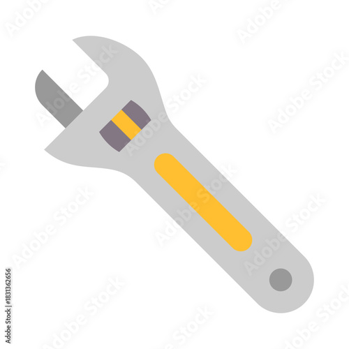 Wrench Icon - Flat Color