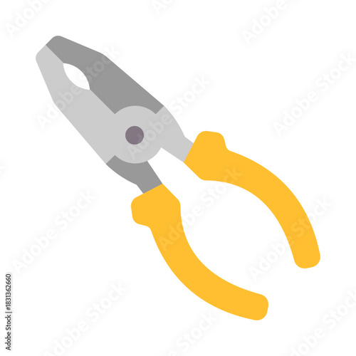 Pliers Icon - Flat Color