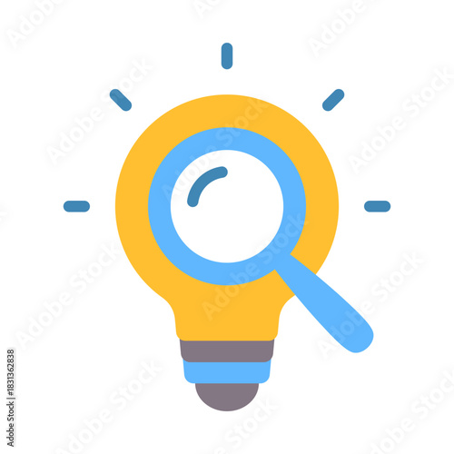 R&D Icon - Flat Color