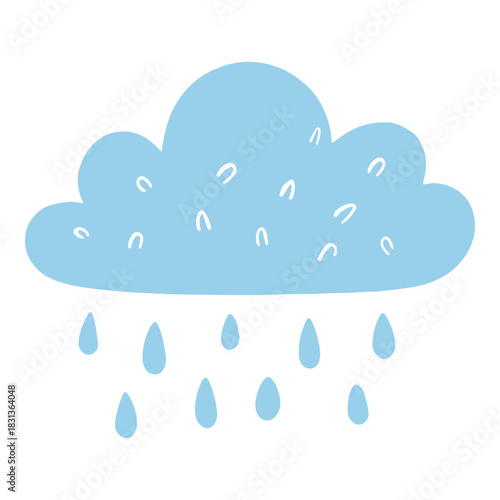 Rain Cloud Weather Icon