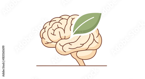 Boost your brainpower with nature's touch a fresh leaf invigorates the mind for enhanced focus and natural wellness inspiration in your next project