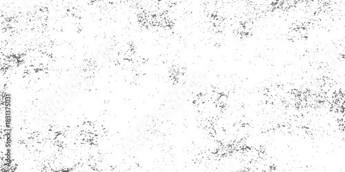 Distressed Grunge Texture Overlay Vector Rough Weathered Background Black and White Speckled Noise Dust Effect