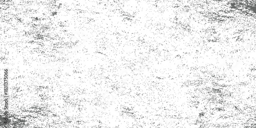 Grungy distressed vector texture overlay with dark gray scratches and speckles on a white background for vintage and urban design effects