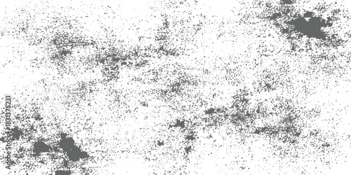 Seamless monochrome distressed grunge texture pattern Vintage vector overlay background with dust, dirt, grain, and scratch effect