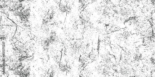 Grayscale Grunge Texture Overlay Distressed Vintage Background with Cracks and Speckled Dotted Effect