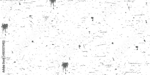 Seamless Vector Grunge Distress Texture Overlay Background with Scratches Dirt and Ink Splatters