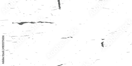 Abstract White Grunge Vector Overlay with Distressed Cracks and Scratches Vintage Texture Background Design Element