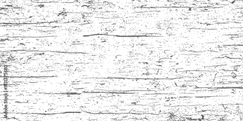 Seamless grunge distressed wood grain texture vector overlay black and white abstract vintage pattern background