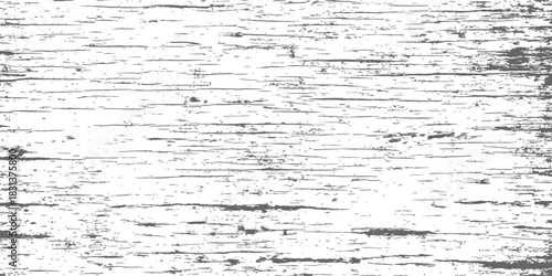Distressed Wooden Grain Texture Overlay Vector Black and White Grunge Background Scratched Vintage Surface Pattern