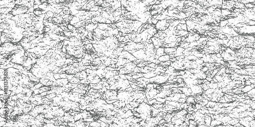 Seamless Grunge Distressed Cracked Texture Overlay Vector Background Monochrome Rough Surface