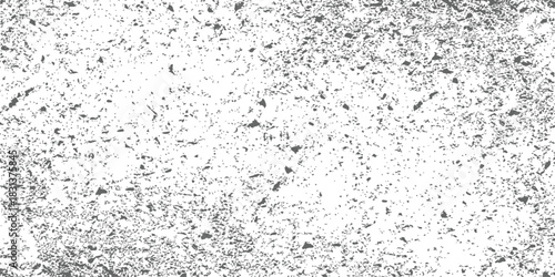 Distressed Grunge Texture Overlay Vector Rough Background Black and White Gritty Pattern