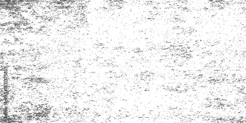 Monochrome Distressed Grunge Overlay Vector Texture Background with Grainy Scratches and Rough Dots for Vintage or Aged Effects
