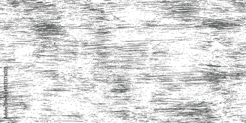 Seamless Gray Grunge Wood Grain Texture Overlay Vector Distressed Scratch Brush Background
