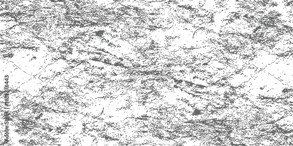Fototapeta premium Detailed grunge scratch texture overlay vector black and white abstract distressed background pattern
