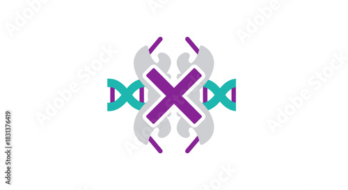 CRISPR gene editing technology disrupting DNA sequences with molecular precision for scientific advancements and groundbreaking medical research