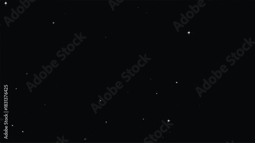 Abstract pattern of tiny white dots scattered across a black background.