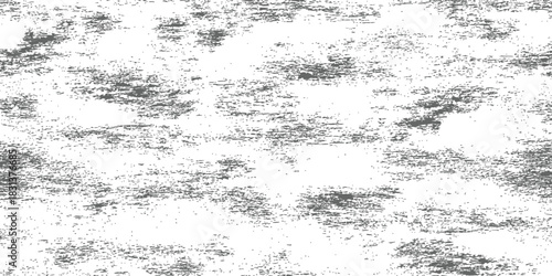 Seamless Grunge Distress Texture Overlay Vector Rough Scratched Background Pattern Monochrome