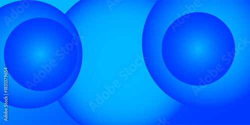 Blue abstract background with circles. gradient vector ilustration eps 10