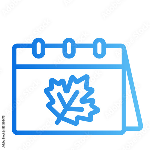 calender Line Gradient Icon