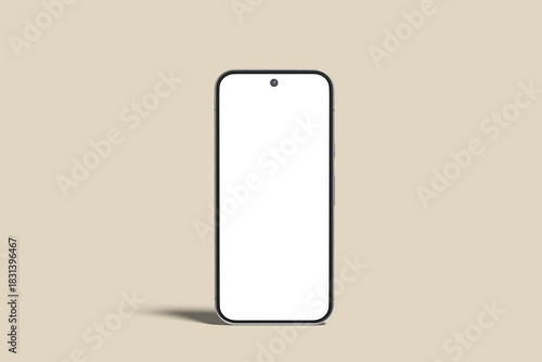 Realistic Smartphone Blank Mockup