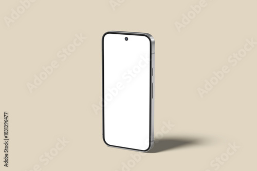 Realistic Smartphone Blank Mockup