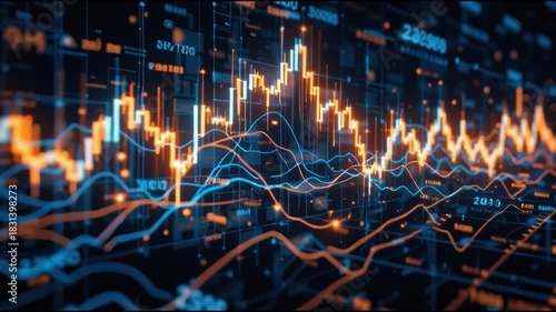 Abstract light background with glowing stars and digital wave patterns featuring bright energy flashes and shiny motion lines for a modern technology wallpaper design art illustration