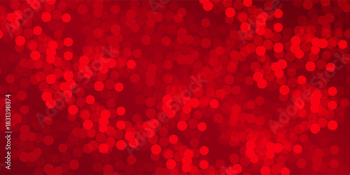 Red modern bokeh of lights on black background abstract modern