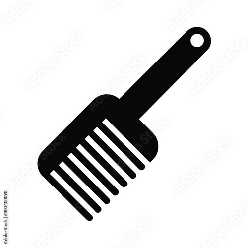 Comb Cleaner Vector Illustration