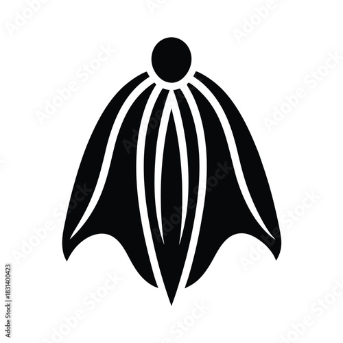 Hair Cutting Cape Vector Illustration